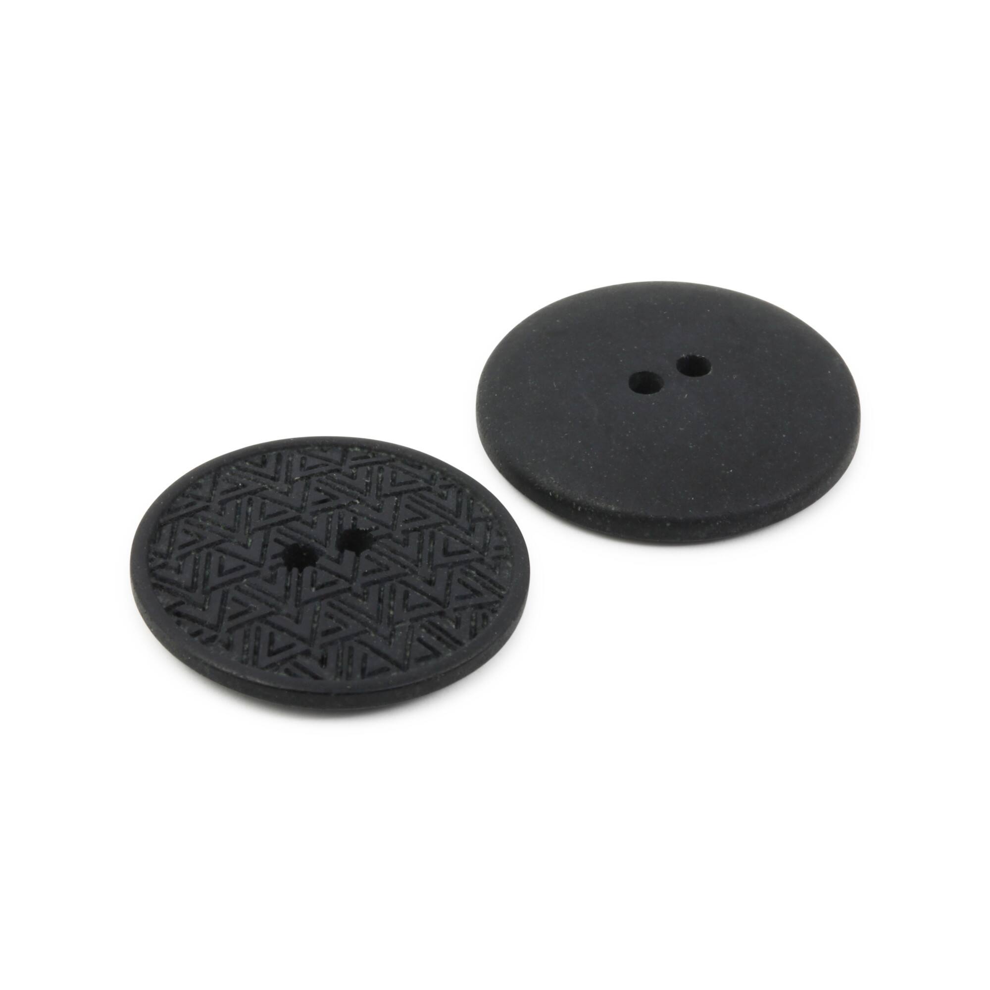 Dritz® 20mm Recycled Hemp Geometric Round Button
